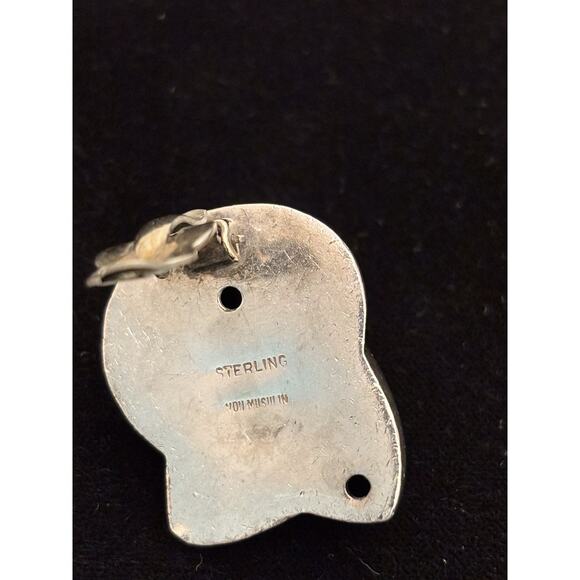 Vintage PATRICIA VON MUSULIN Sterling Modernist Clip On EARRINGS Iconic 28.3g - Picture 3 of 7